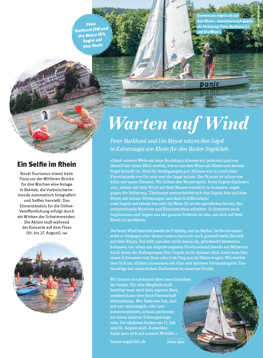 Warten auf Wind